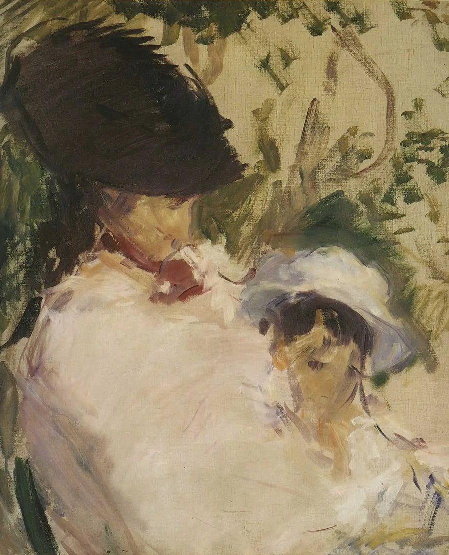 Jeune fille et enfant - Édouard Manet