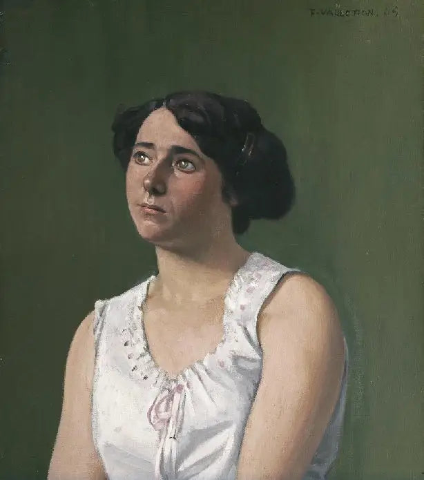 Jeune Fille - Félix Vallotton image 1 copie de tableau peinte à la main