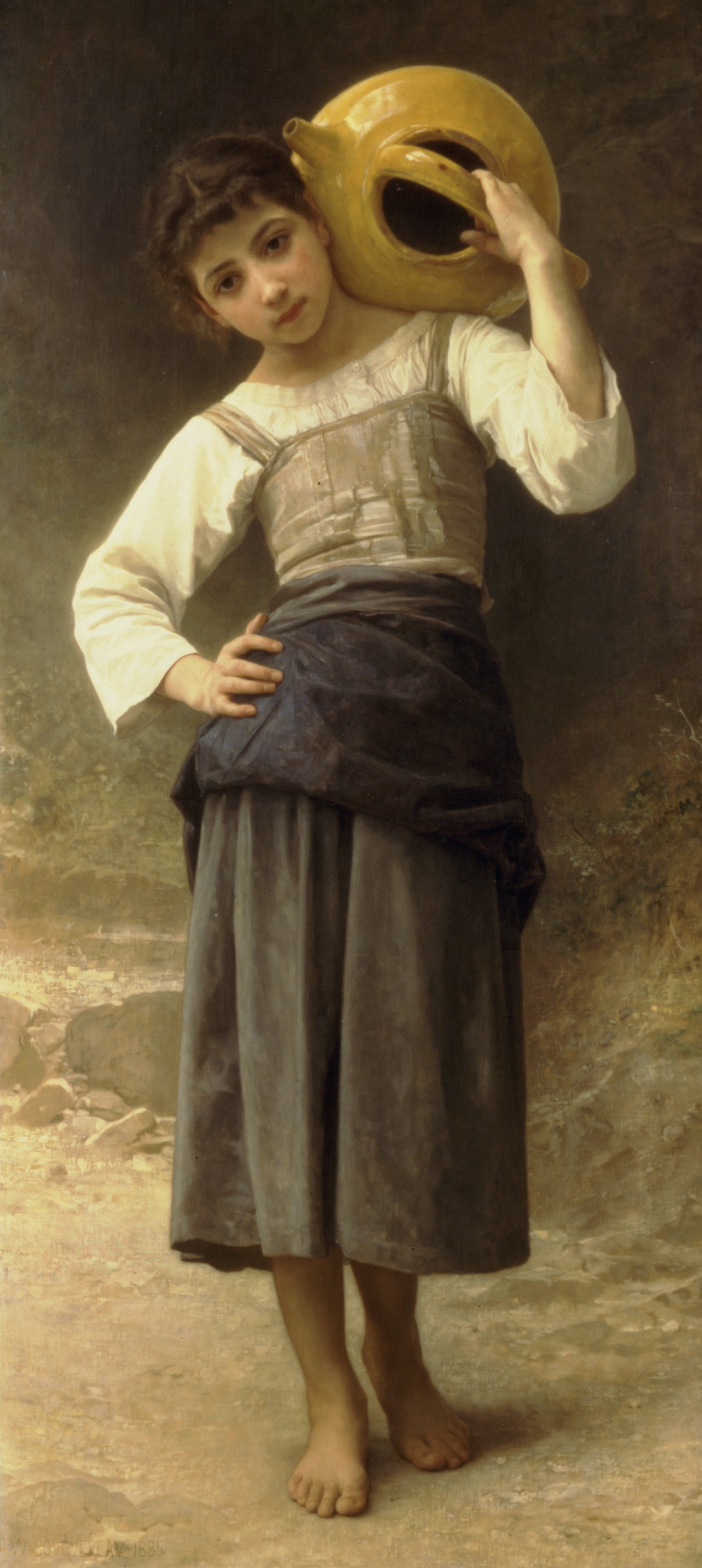 Jeune fille allant à la fontaine (1885) - Bouguereau
