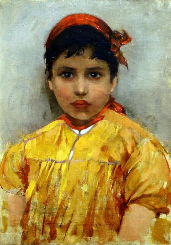 Jeune fille juive, Tunis - Willard Metcalf