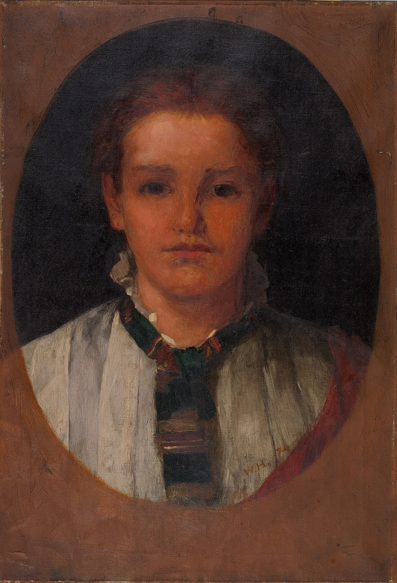 Jeune fille - Winslow Homer image 1 reproduction de peinture à l’huile