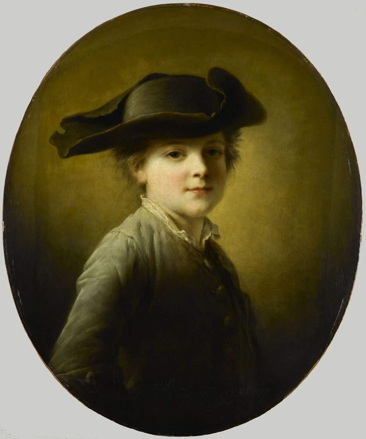 Jeune garçon au tricorne - François Hubert Drouais