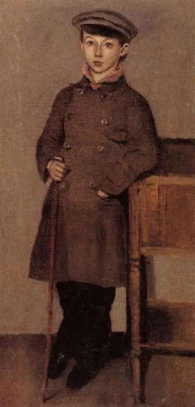 Jeune garçon de la famille Corot - Jean-Baptiste Camille Corot image 1 copie de tableau peinte à la main