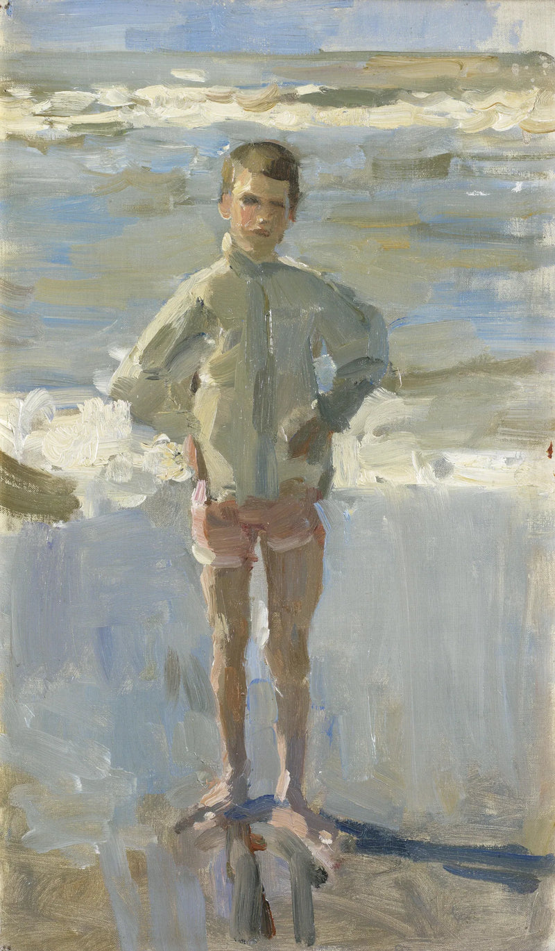 Jeune garçon sur la plage - Isaac Israëls
