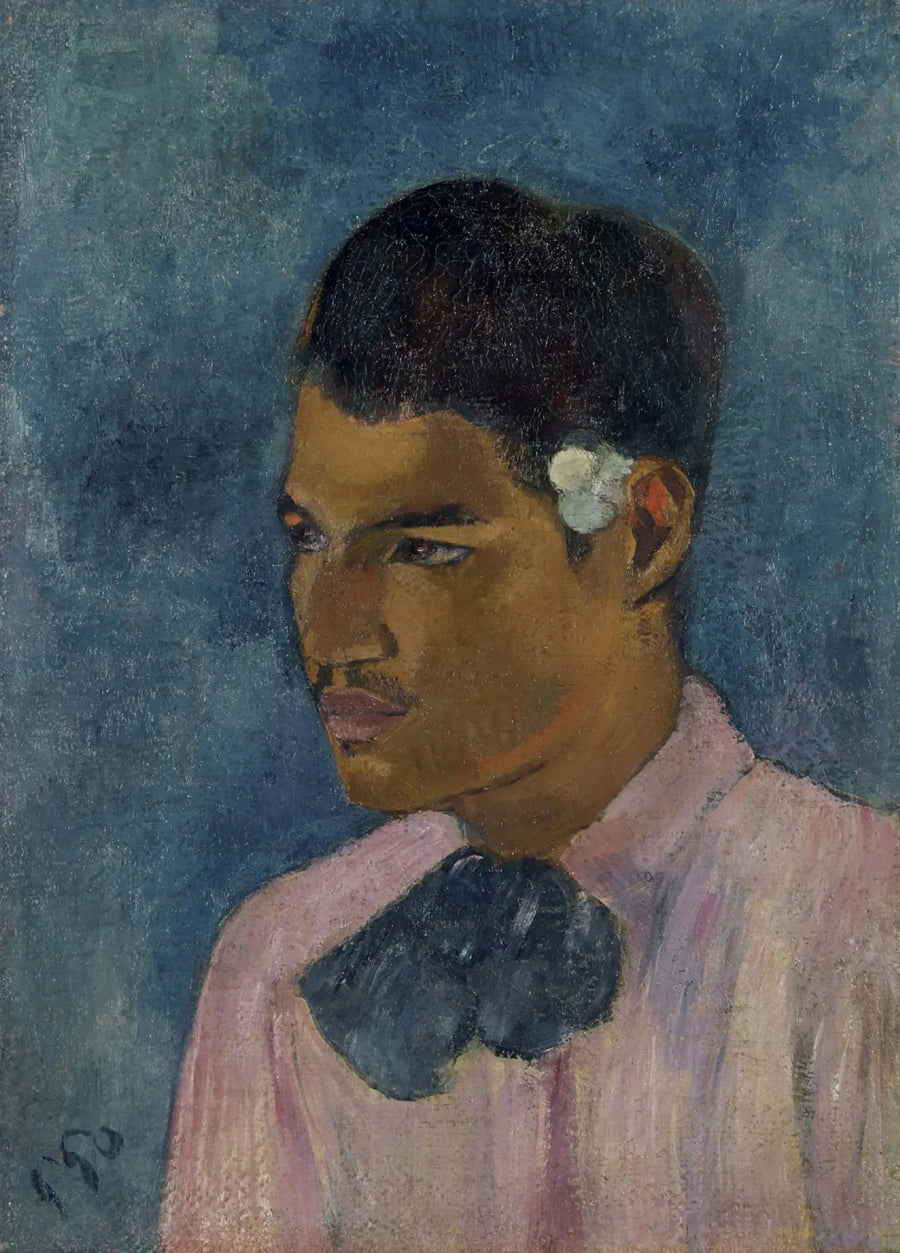 Jeune homme à la fleur - Paul Gauguin