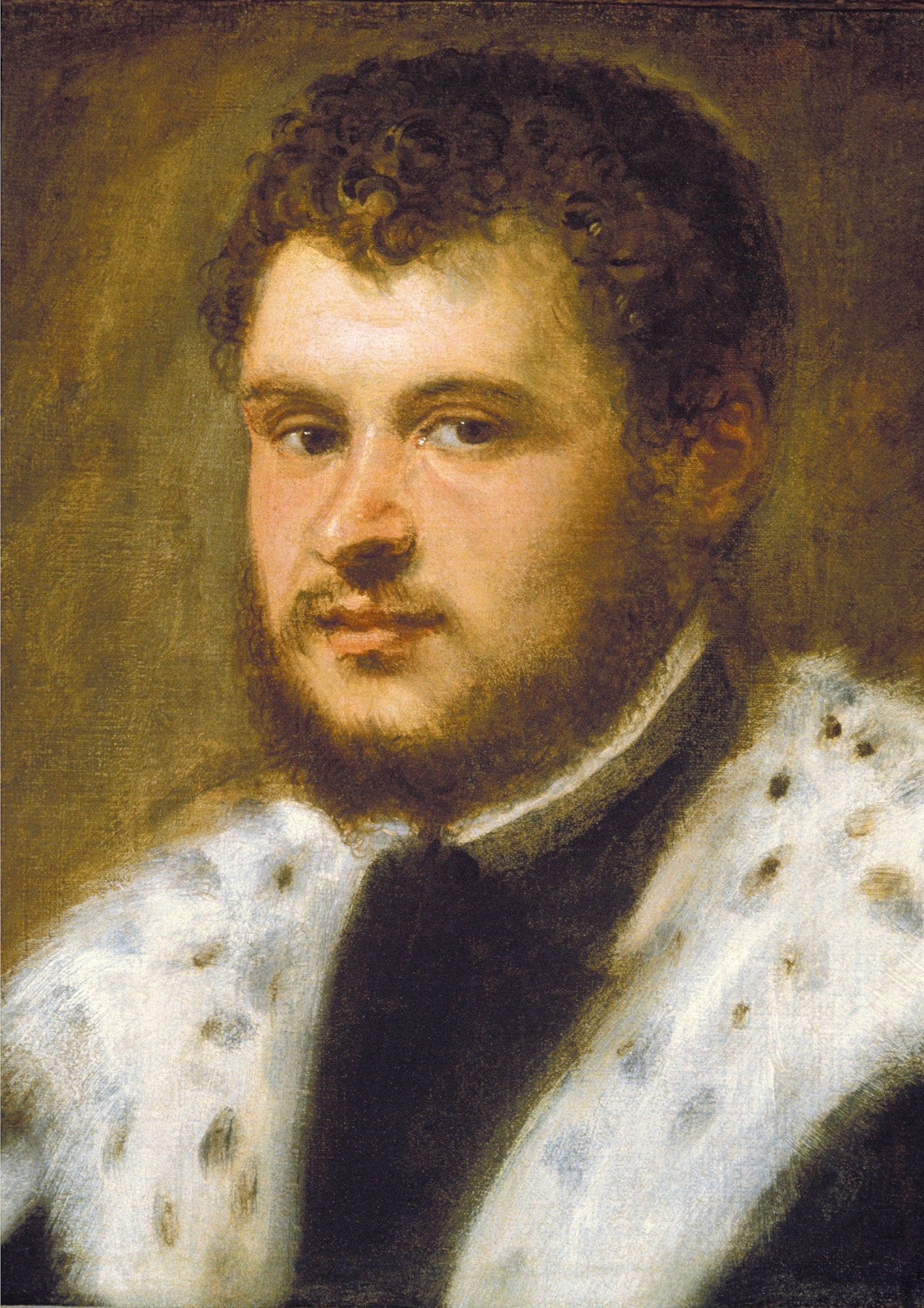 Jeune homme avec une barbe - Jacopo Tintoretto image 1 tableau peint à l’huile sur toile