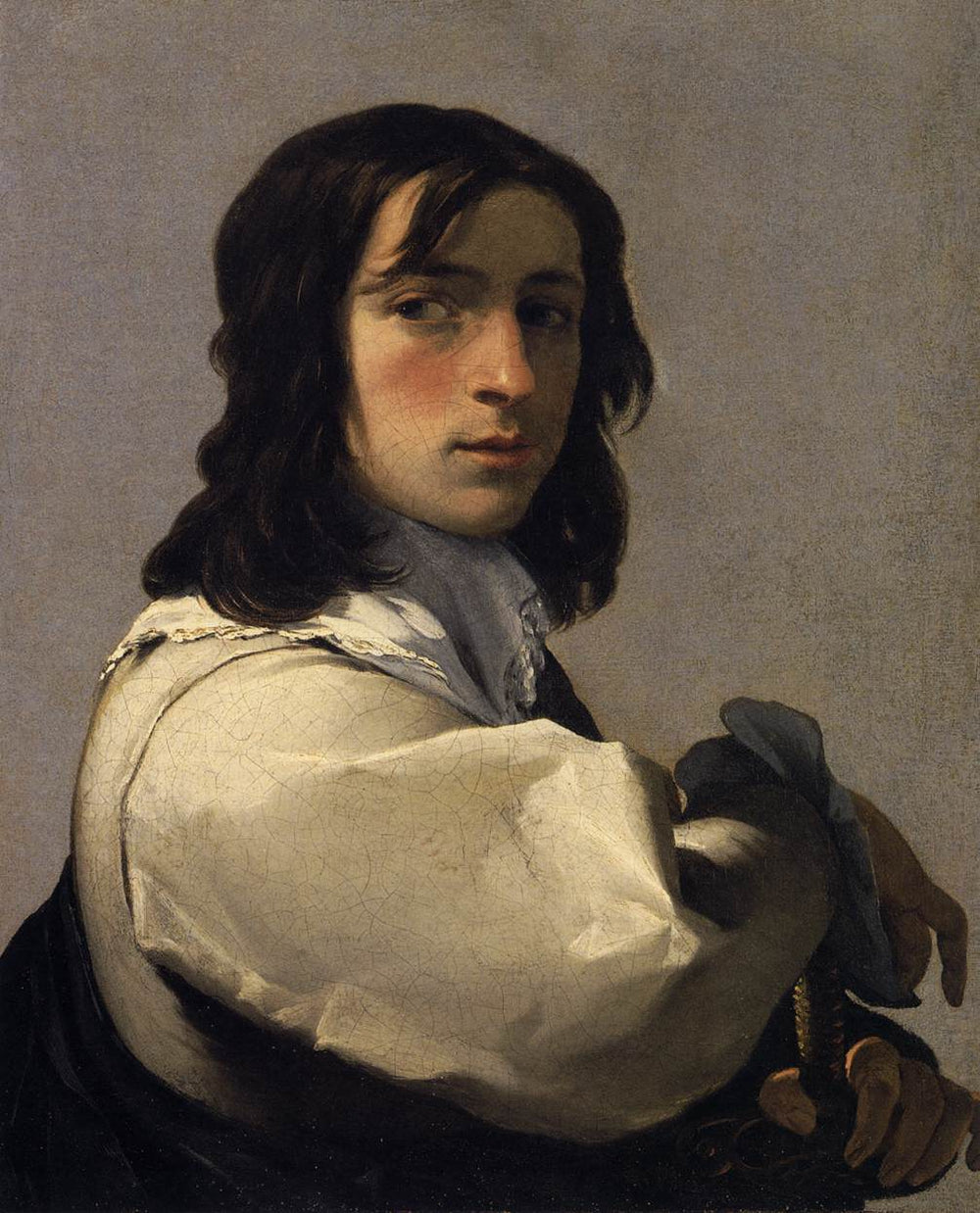 Jeune homme avec une épée - Eustache Le Sueur - Alpha Reproduction