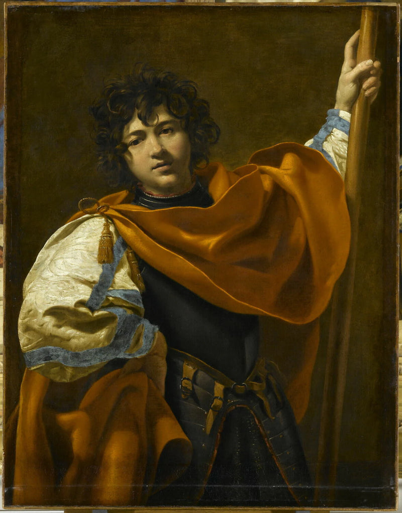 Jeune homme en armure - Simon Vouet