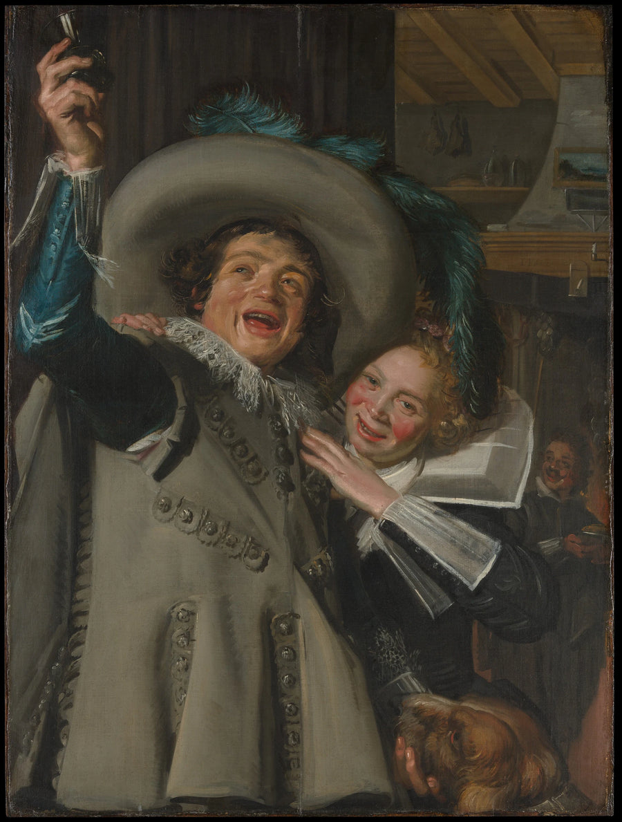 Jeune homme et jeune femme dans une auberge - Frans Hals