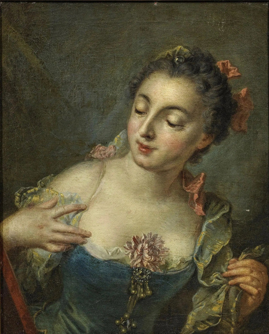 Jeune Mademoiselle à gauche - François Boucher