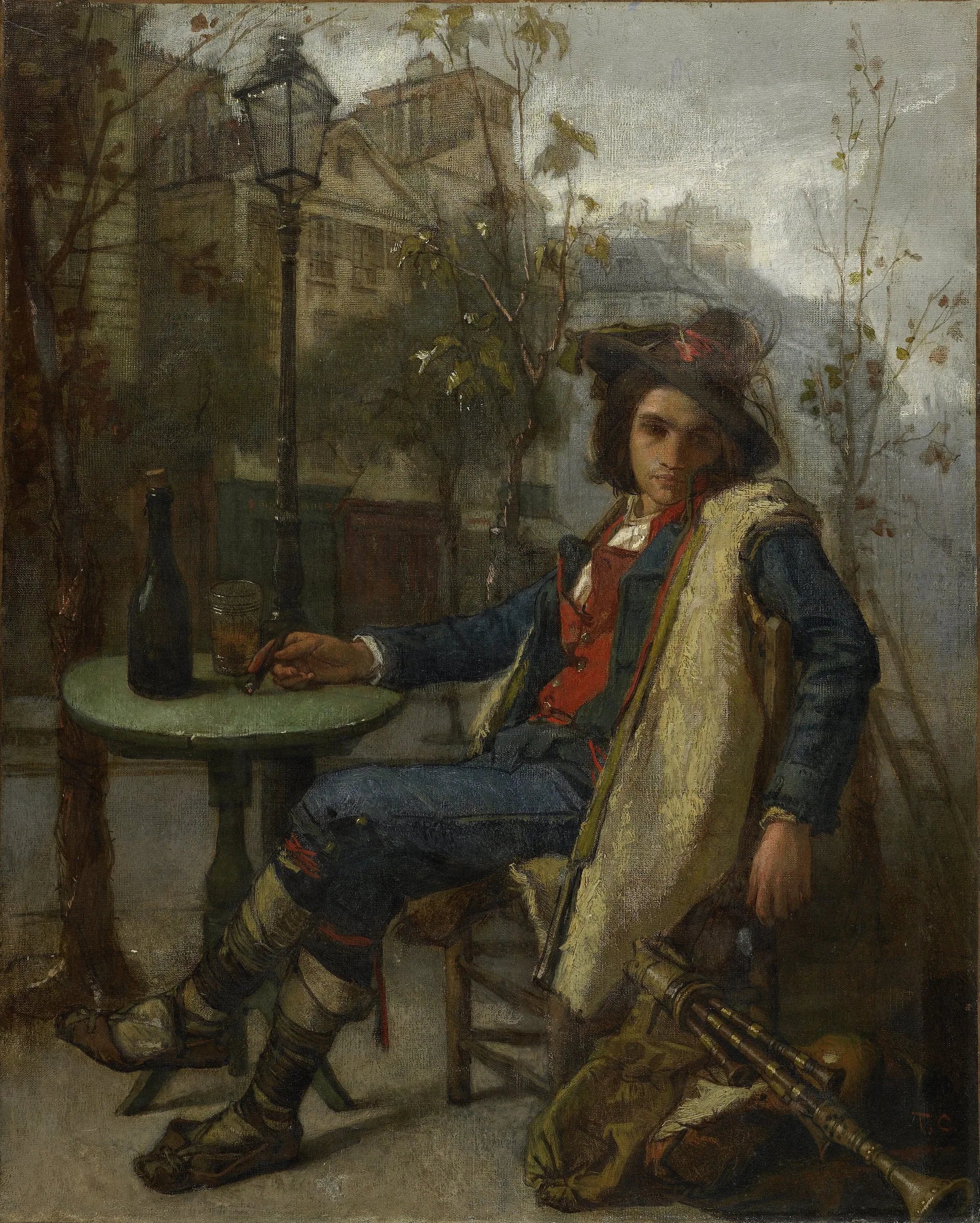 Jeune musicien de rue italien - Thomas Couture image 1 reproduction réalisée par Alpha Reproduction