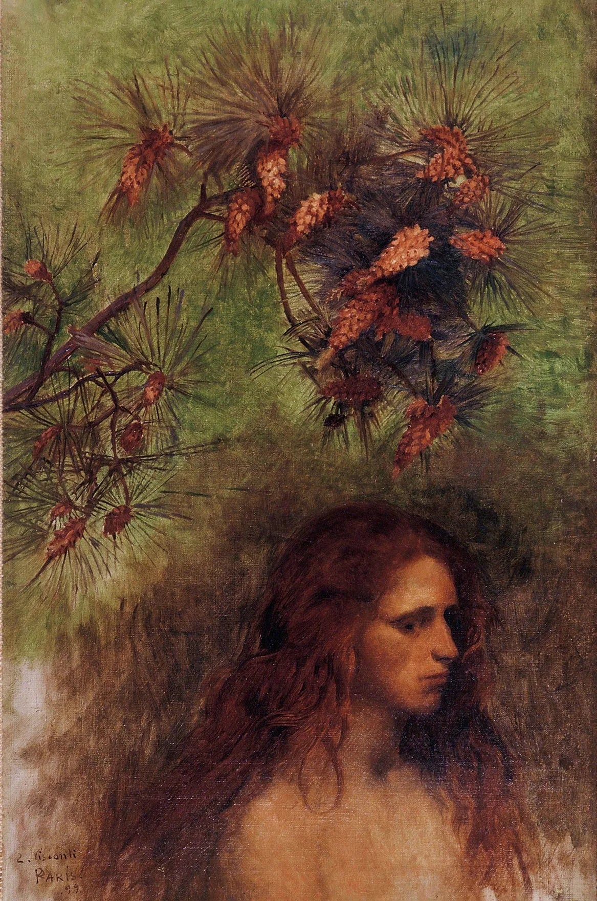 Jeune parisien - Eliseu Visconti image 1 reproduction d’œuvre d’art à l’huile