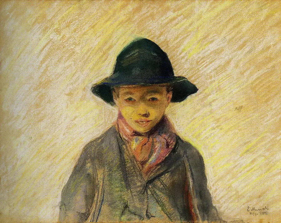 Jeune Pêcheur de Nice - Edvard Munch