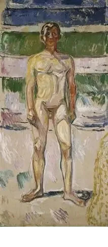 Jeune Personne - Edvard Munch image 1 tableau peint à l’huile sur toile