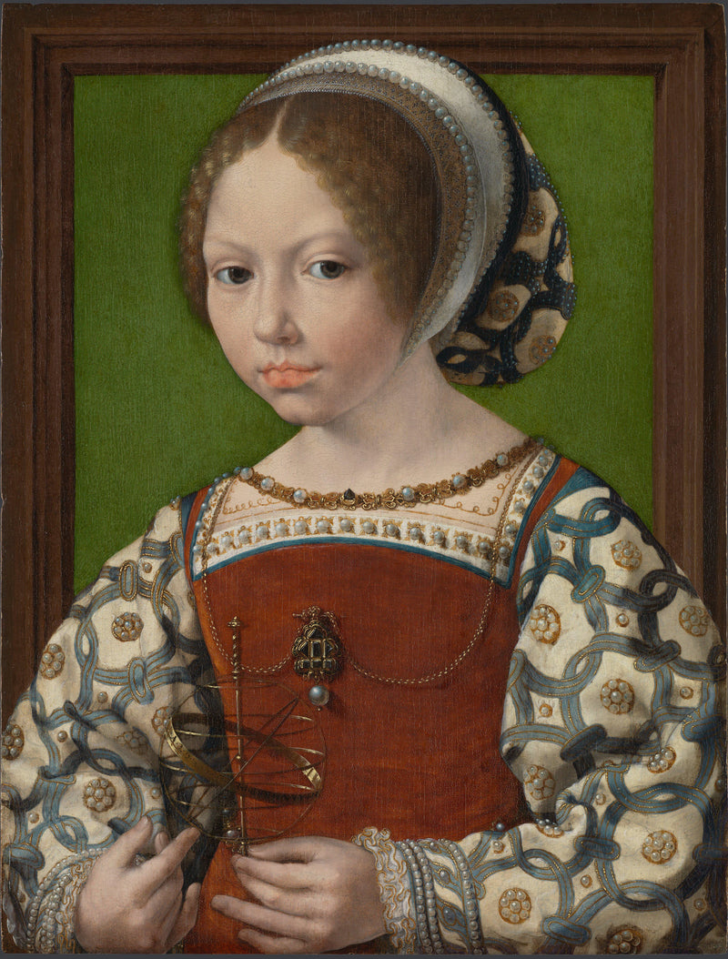 Une jeune princesse (Dorothée du Danemark ?) - Jan Mabuse