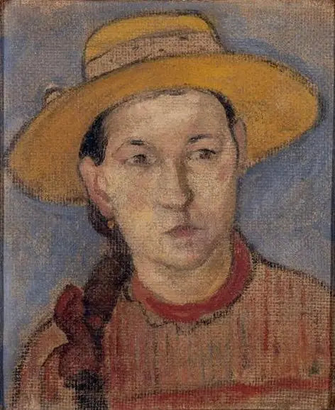 Jeune Tahitienne - Paul Gauguin image 1 copie peinte à la main à l’huile