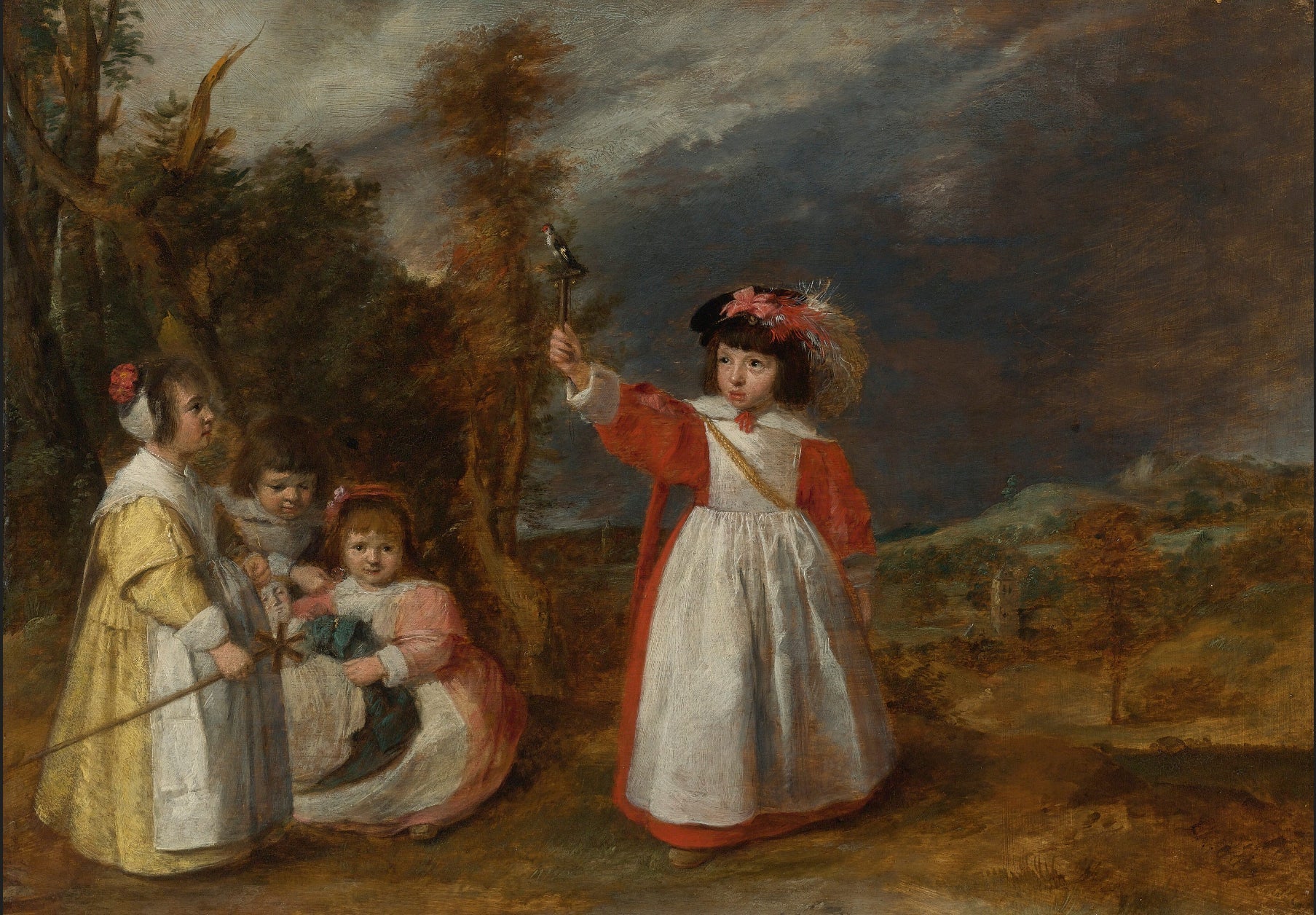 Jeunes enfants jouant - Adriaen Brouwer image 1 reproduction artisanale de tableau