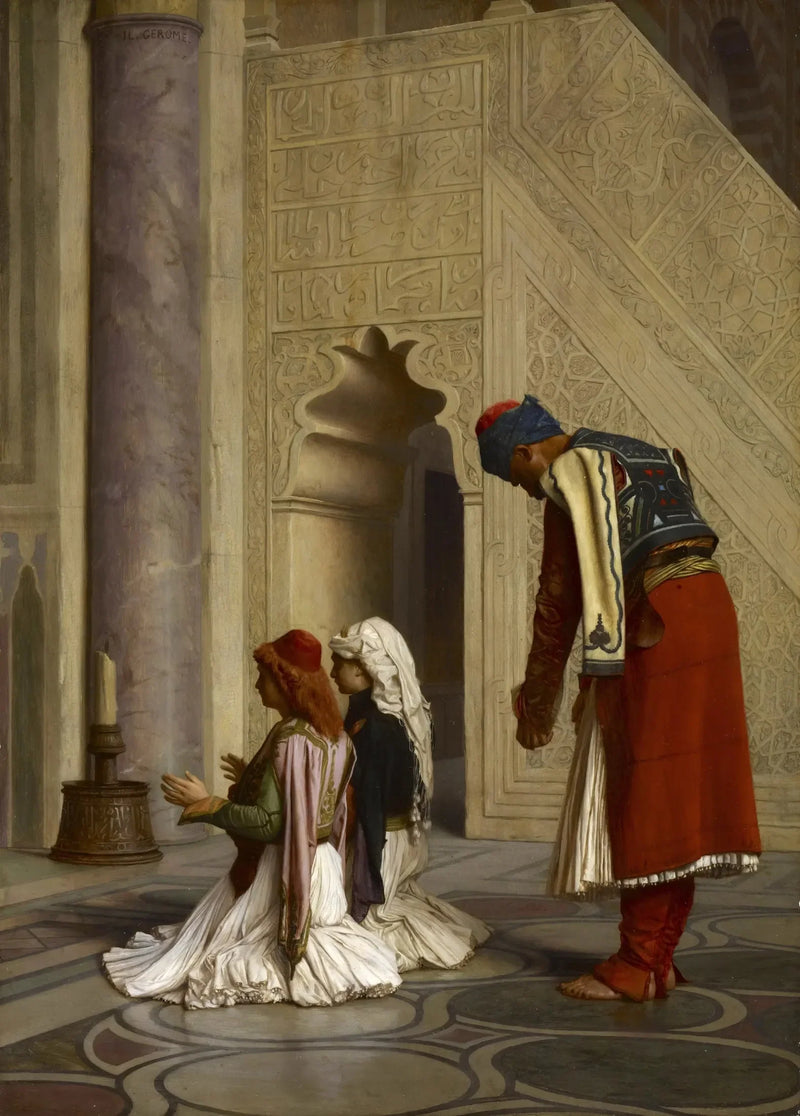 Jeunes Grecs dans la mosquée - Jean-Léon Gérôme