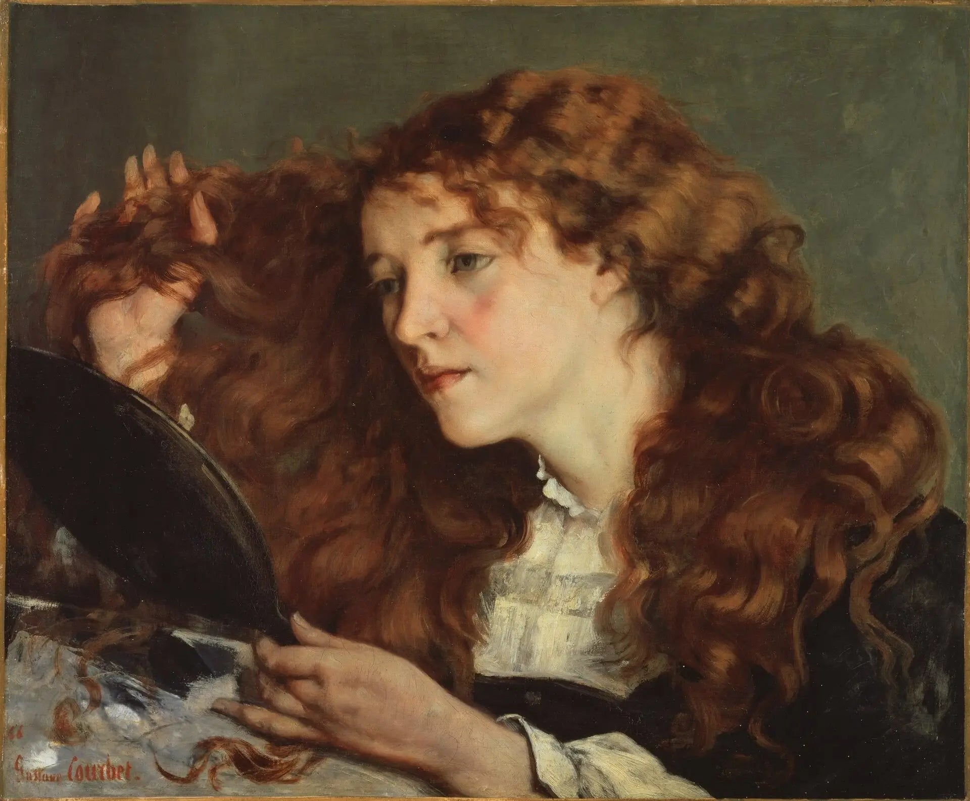 Jo, la belle Irlandaise - Gustave Courbet image 1 reproduction d’œuvre d’art à l’huile