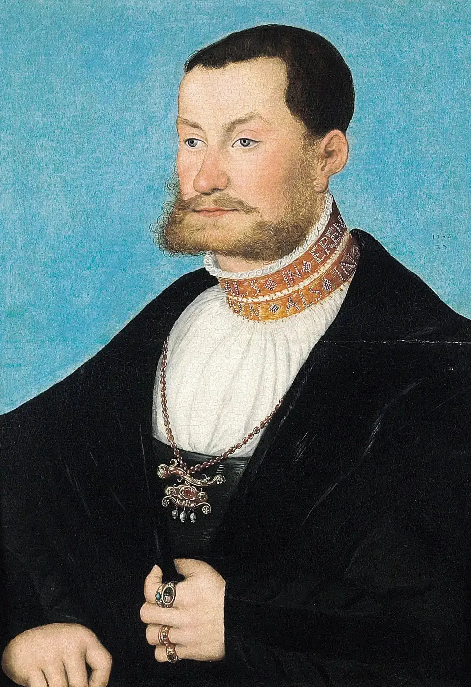 Joachim d'Anhalt - Lucas Cranach the Elder image 1 reproduction de peinture à l’huile