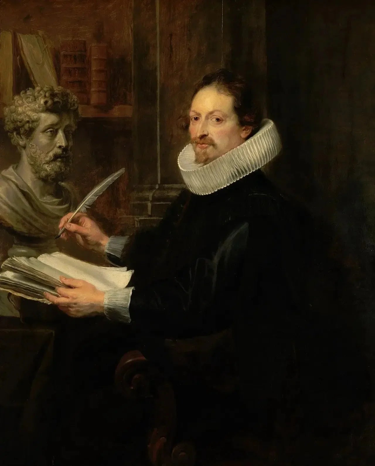Joannes Gaspard Gevartius, (1593-1666) - Peter Paul Rubens image 1 copie peinte à la main à l’huile