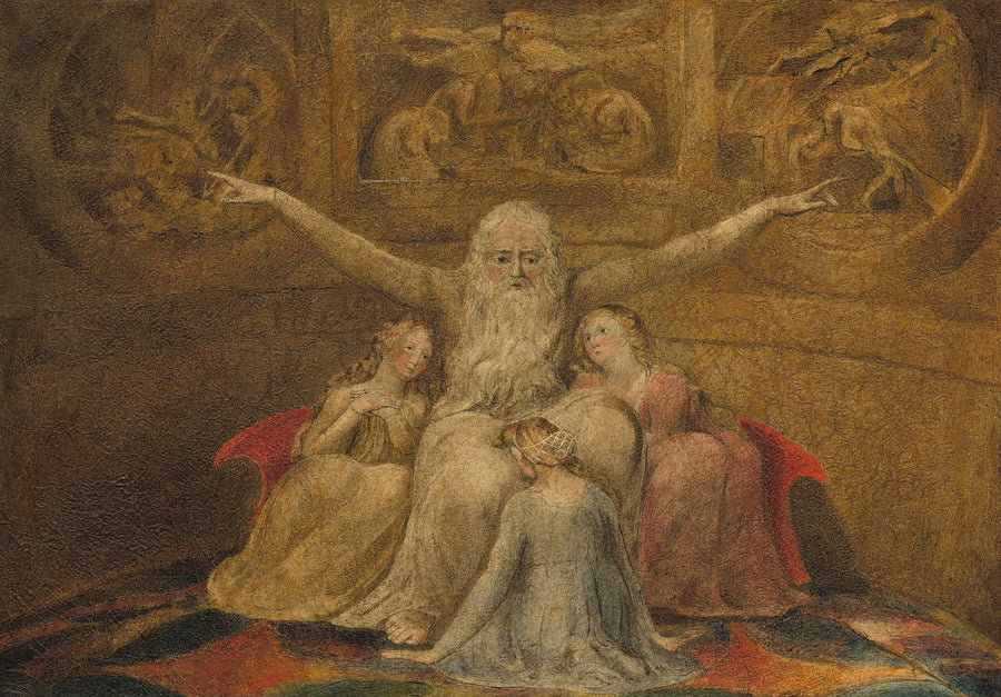 Job et ses filles - William Blake