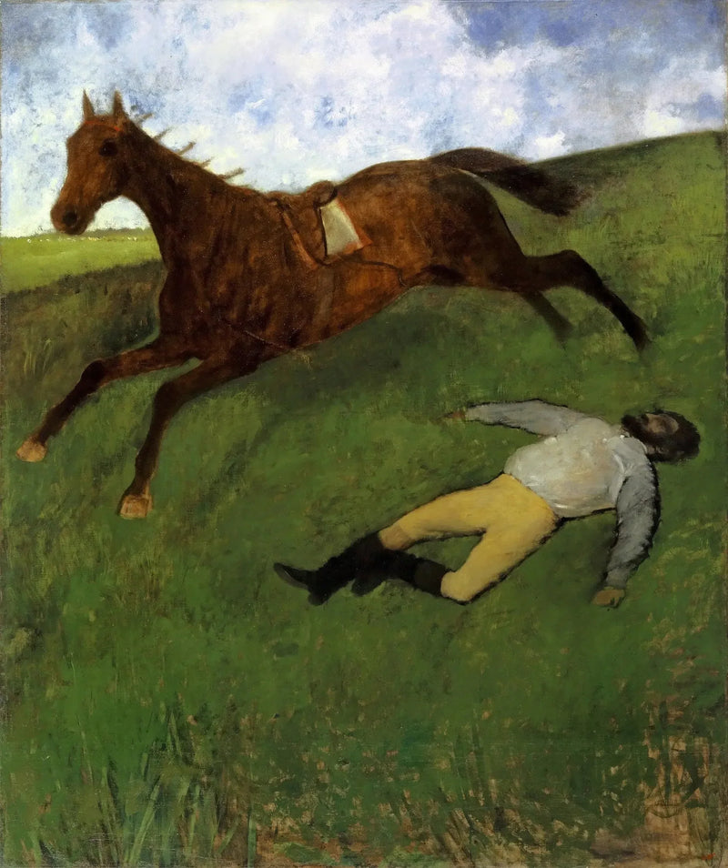 Jockey blessé - Edgar Degas