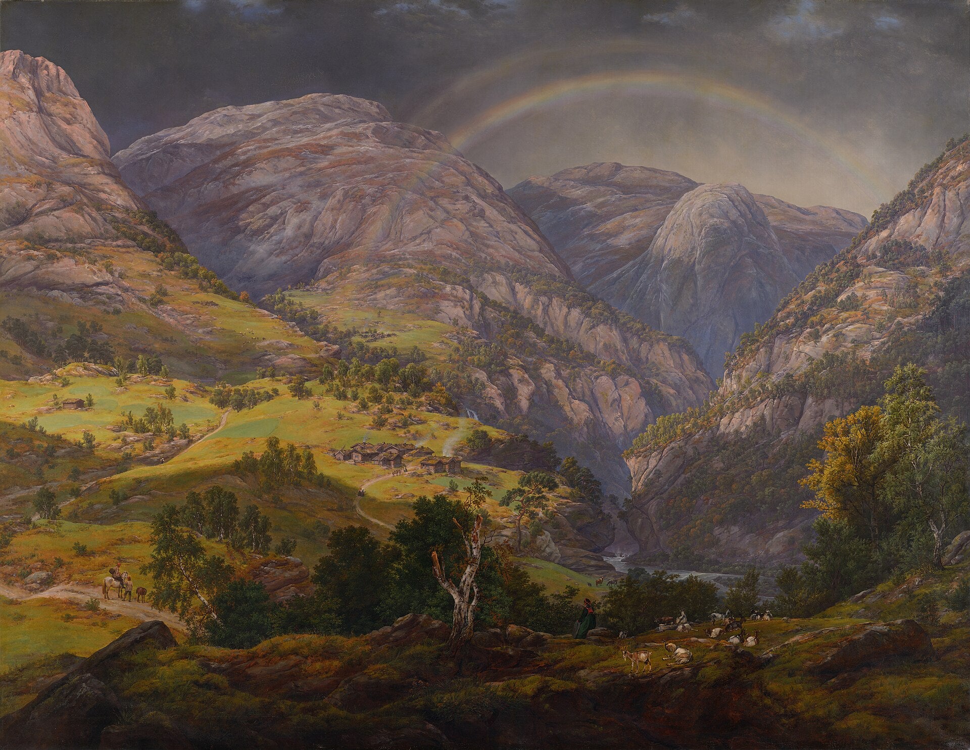 View from Stalheim - Johan Christian Dahl
