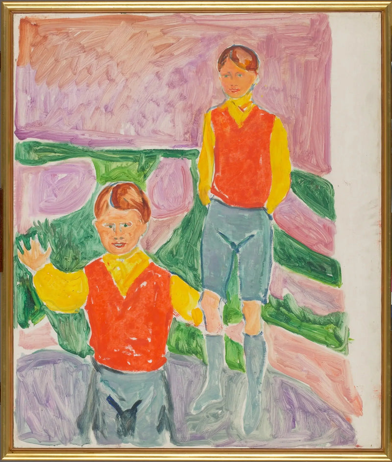 Johan Martin et Sten Stenersen - Edvard Munch
