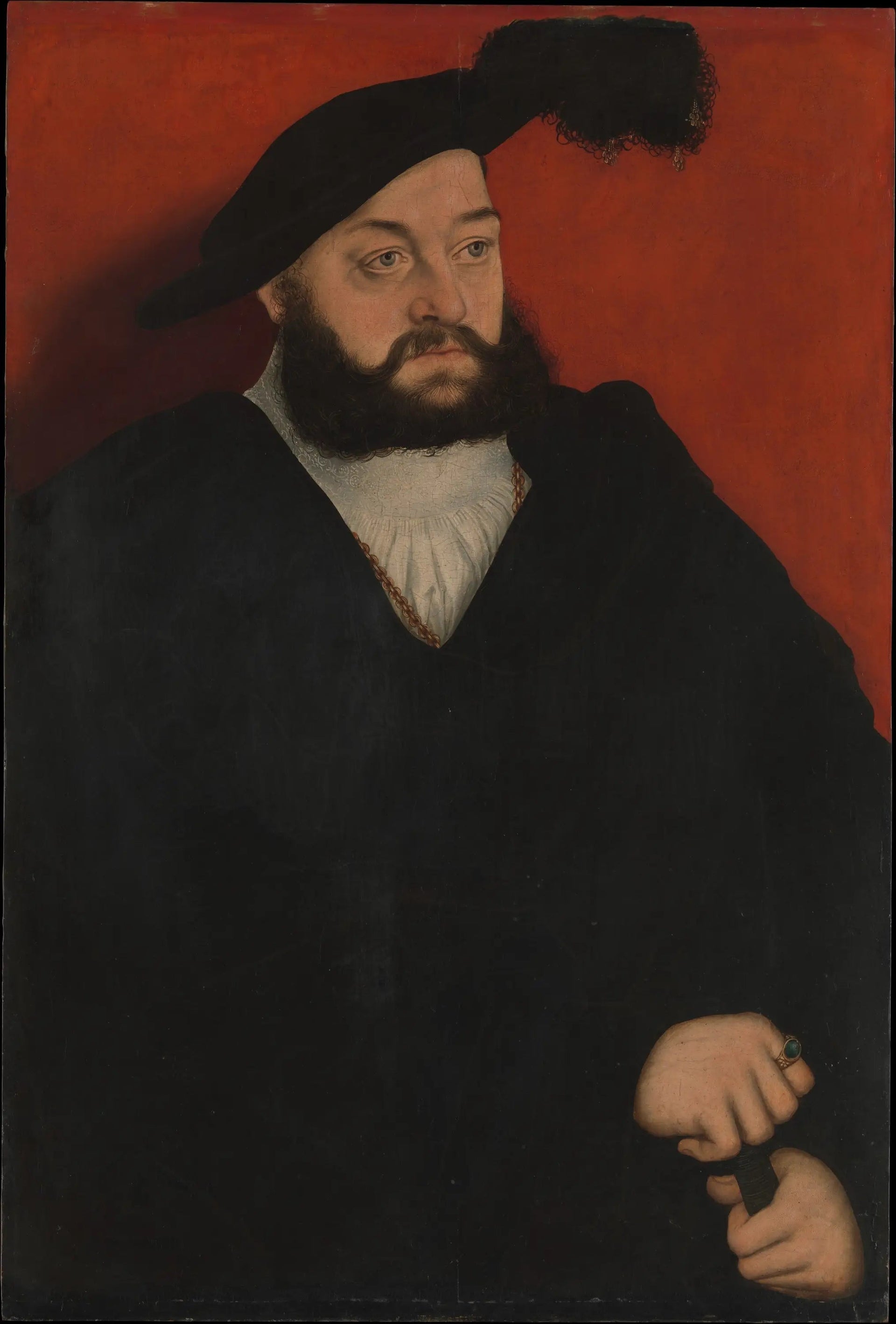 Johann (1498–1537), duc de Saxe - Lucas Cranach the Elder image 1 reproduction réalisée par Alpha Reproduction