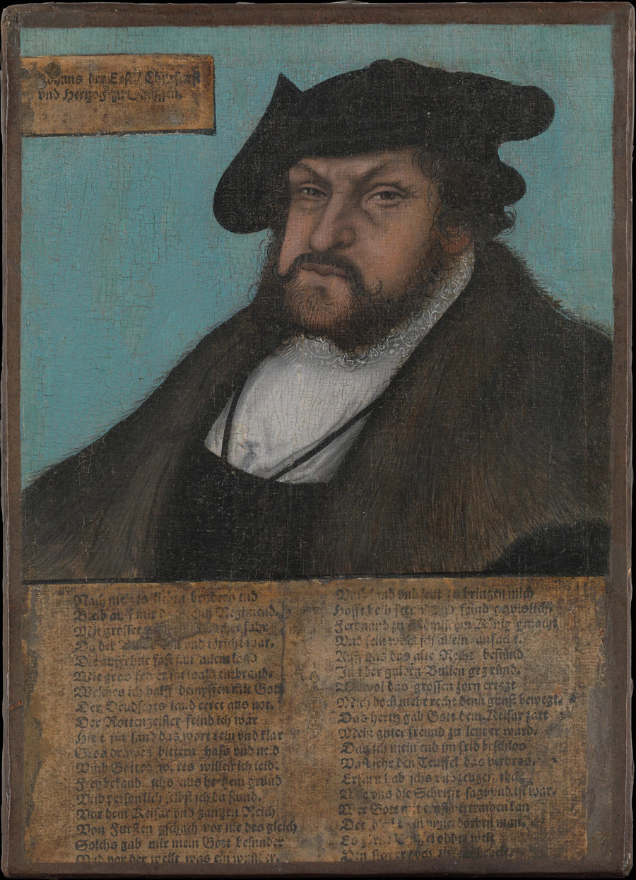 Johann Ier (1468-1532), le Constant, Électeur de Saxe - Lucas Cranach the Elder