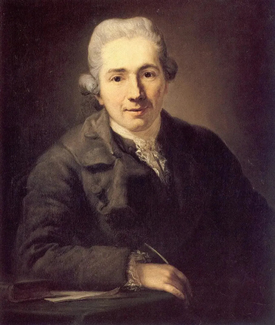 Johann Jacob Engel (1741-1802) - Anton Graff image 1 copie de tableau peinte à la main