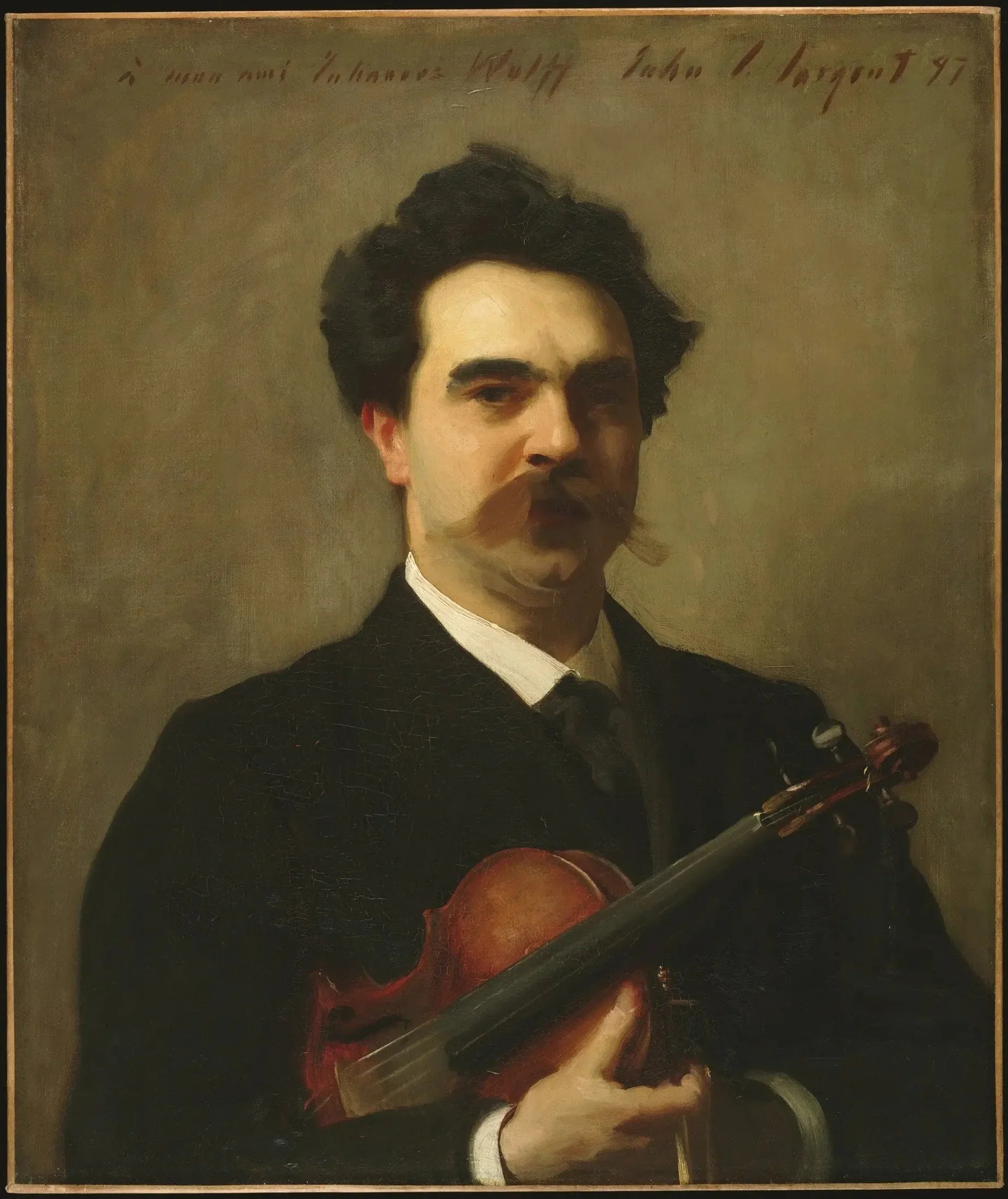 Johannes Wolff (1863-1931) - John Singer Sargent image 1 copie de tableau peinte à la main