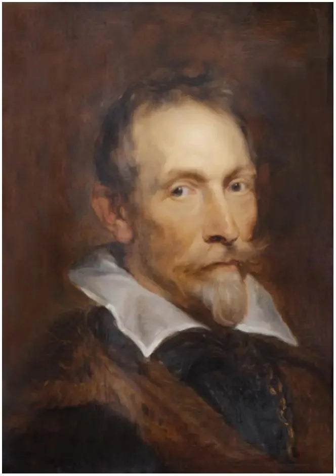 Johannes Woverius (Jan van den Wouwer) (1576-1636) - Antoine van Dyck image 1 copie de tableau peinte à la main