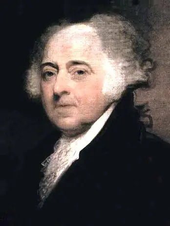 John Adams, 1823–1824, deuxième président des États-Unis. - Gilbert Stuart image 1 reproduction artisanale de tableau