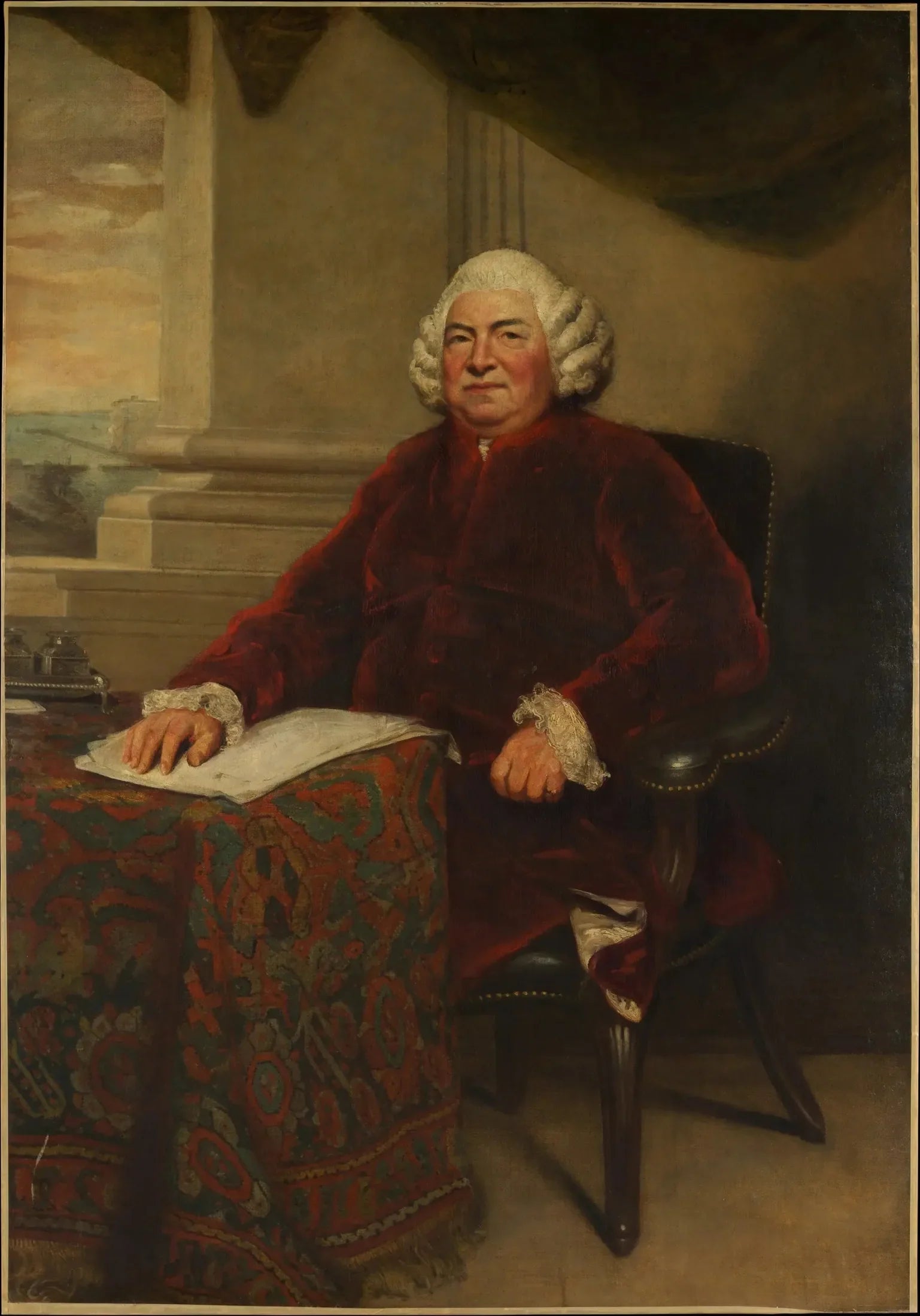 John Barker (1707–1787) - Joshua Reynolds image 1 reproduction de peinture à l’huile