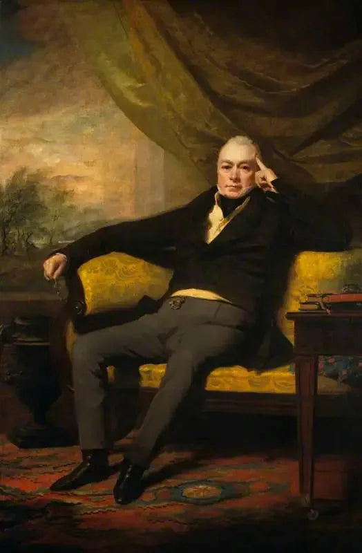 John Campbell, 1er marquis de Breadalbane, 1762 - 1834. Soldat et homme d'État - Henry Raeburn image 1 copie peinte à la main à l’huile