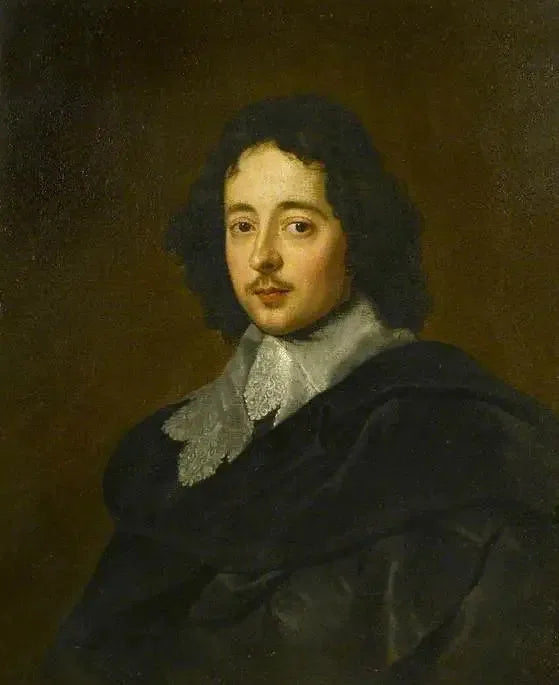 John Claypole (1625–1688), maître de cavalerie d'Oliver Cromwell - Antoine van Dyck image 1 copie peinte à la main à l’huile
