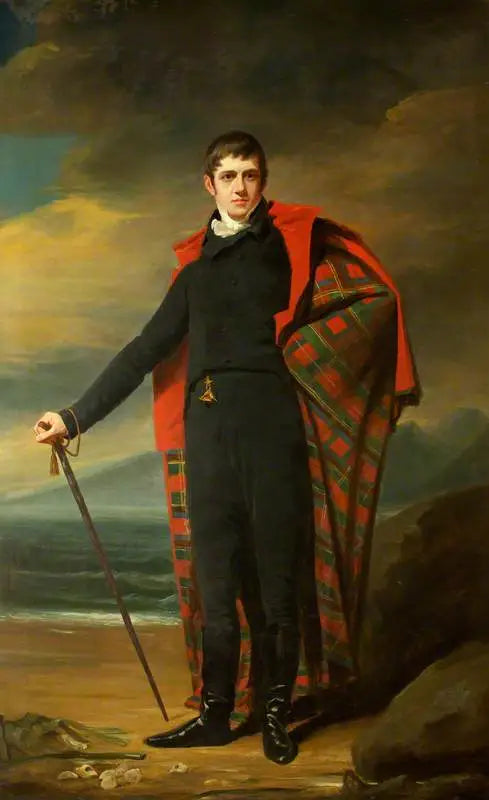 John Crichton-Stuart (1793–1848), 2e marquis de Bute - Henry Raeburn image 1 copie peinte à la main à l’huile