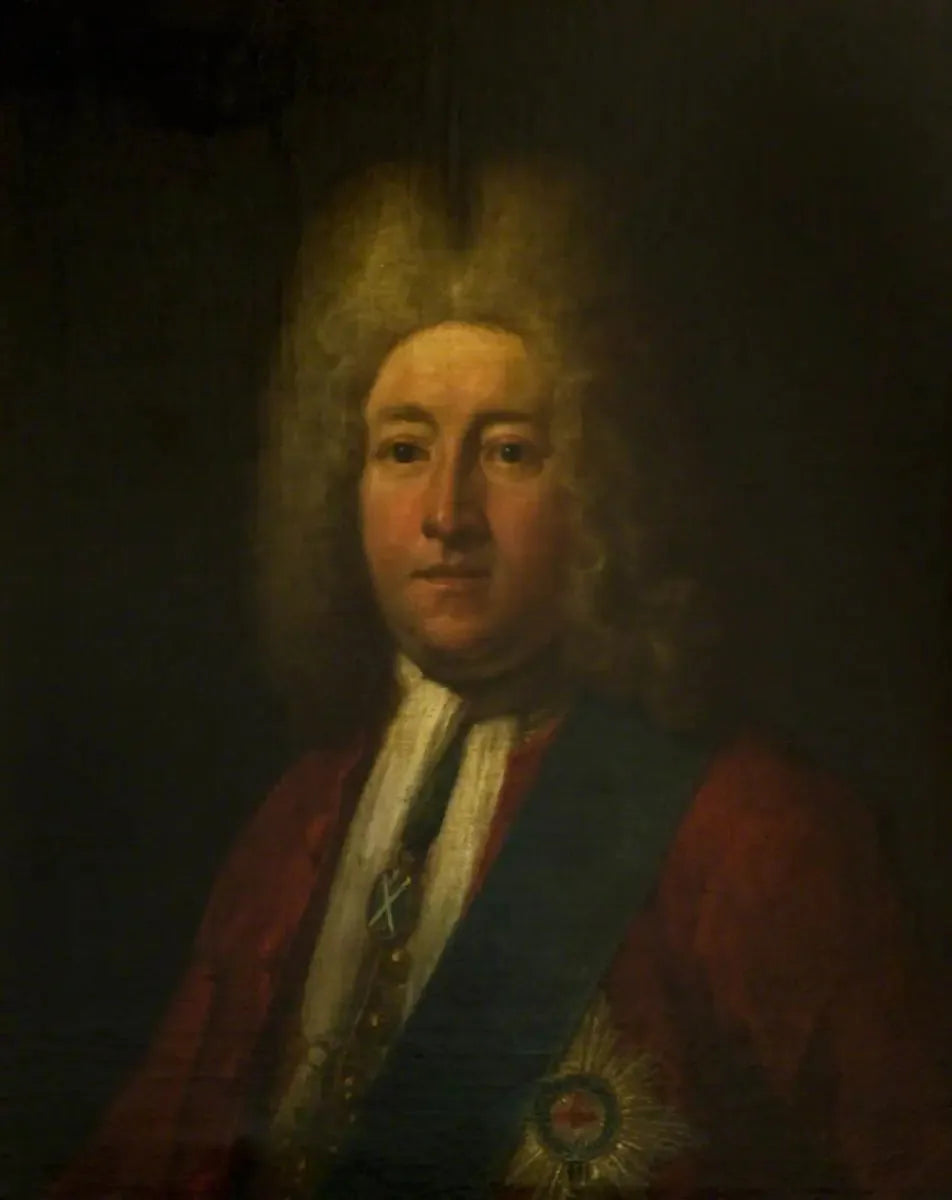 John Erskine, 6e comte de Mar (décédé en 1732), KT - Hyacinthe Rigaud image 1 copie peinte à la main à l’huile