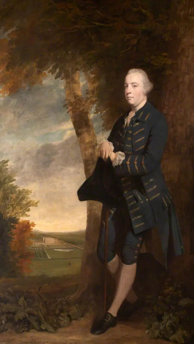 John Fane, 9e comte de Westmorland (1728–1774) dans le rôle de Lord Burghersh - Joshua Reynolds image 1 reproduction artisanale de tableau