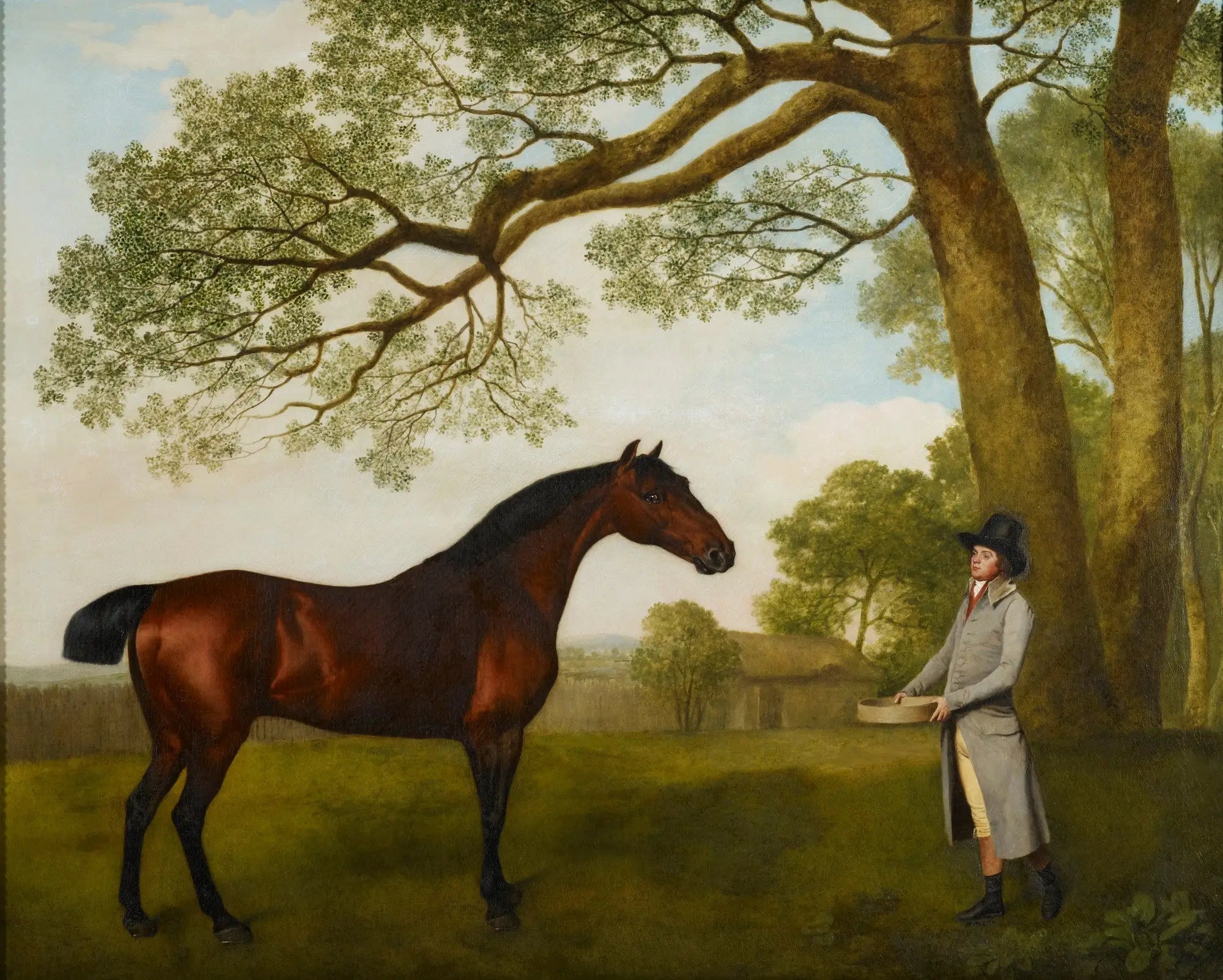 John Gascoigne avec un cheval bai - George Stubbs image 1 tableau peint à l’huile sur toile