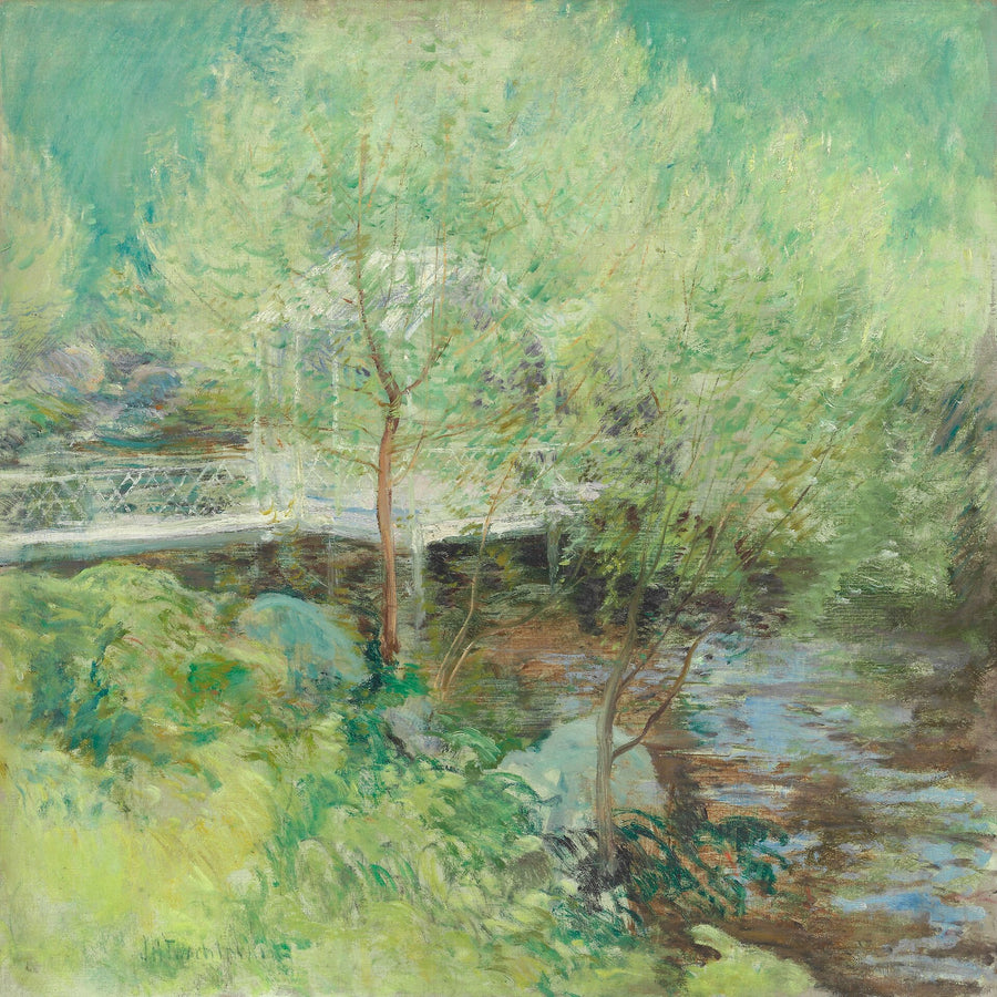 Le pont blanc - John Henry Twachtman