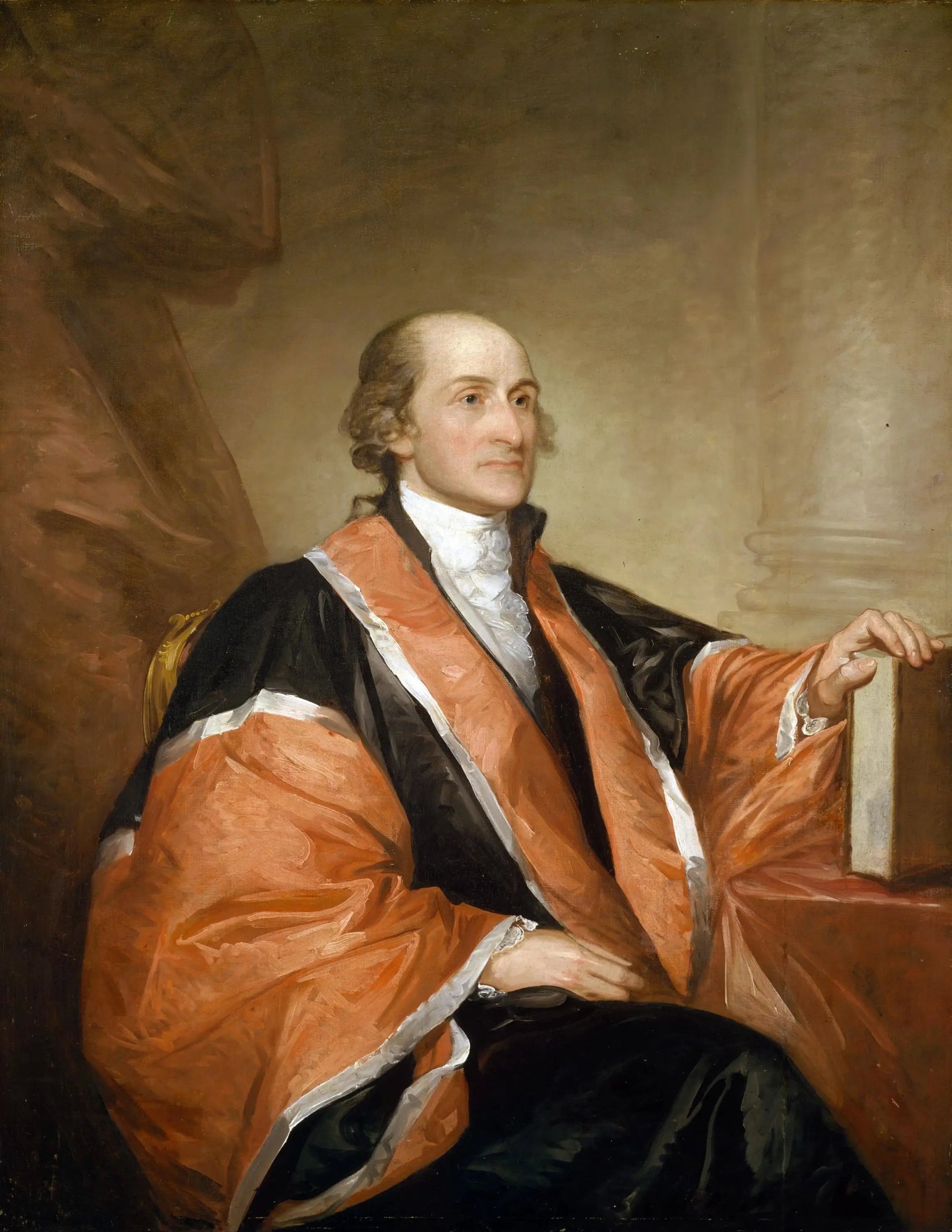 John Jay - Gilbert Stuart image 1 copie de tableau peinte à la main