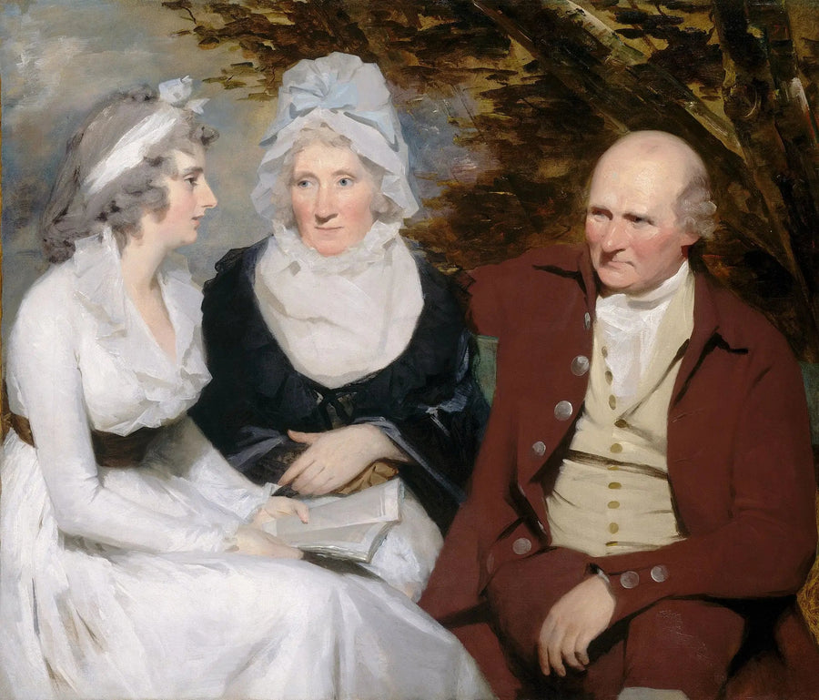 John Johnstone, Betty Johnstone et Mlle Wedderburn - Henry Raeburn