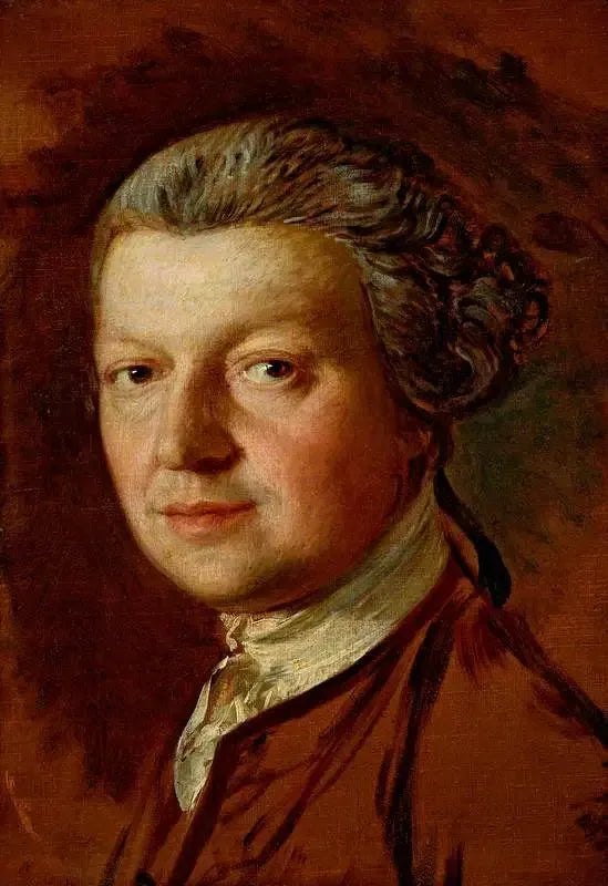 John Joshua Kirby (1716–1774) - Thomas Gainsborough image 1 reproduction de peinture à l’huile