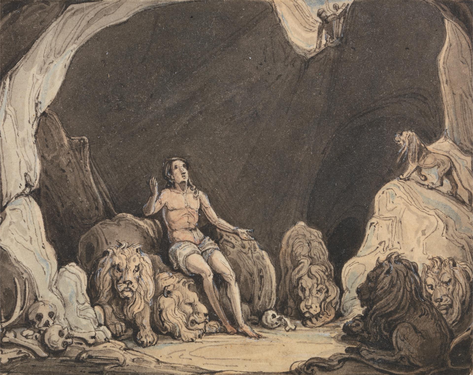 Daniel dans la fosse aux lions - John Martin