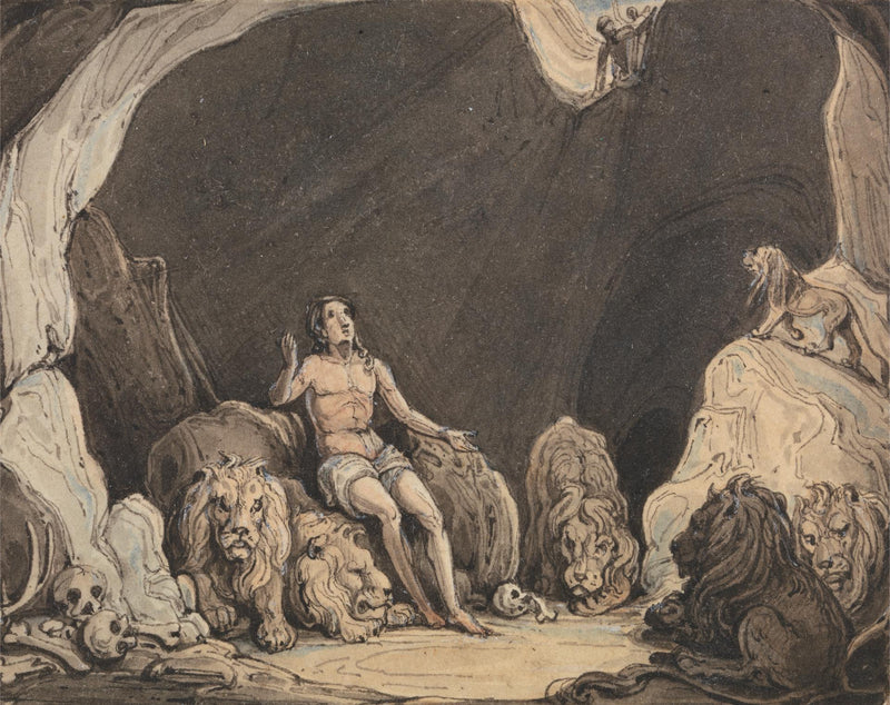 Daniel dans la fosse aux lions - John Martin