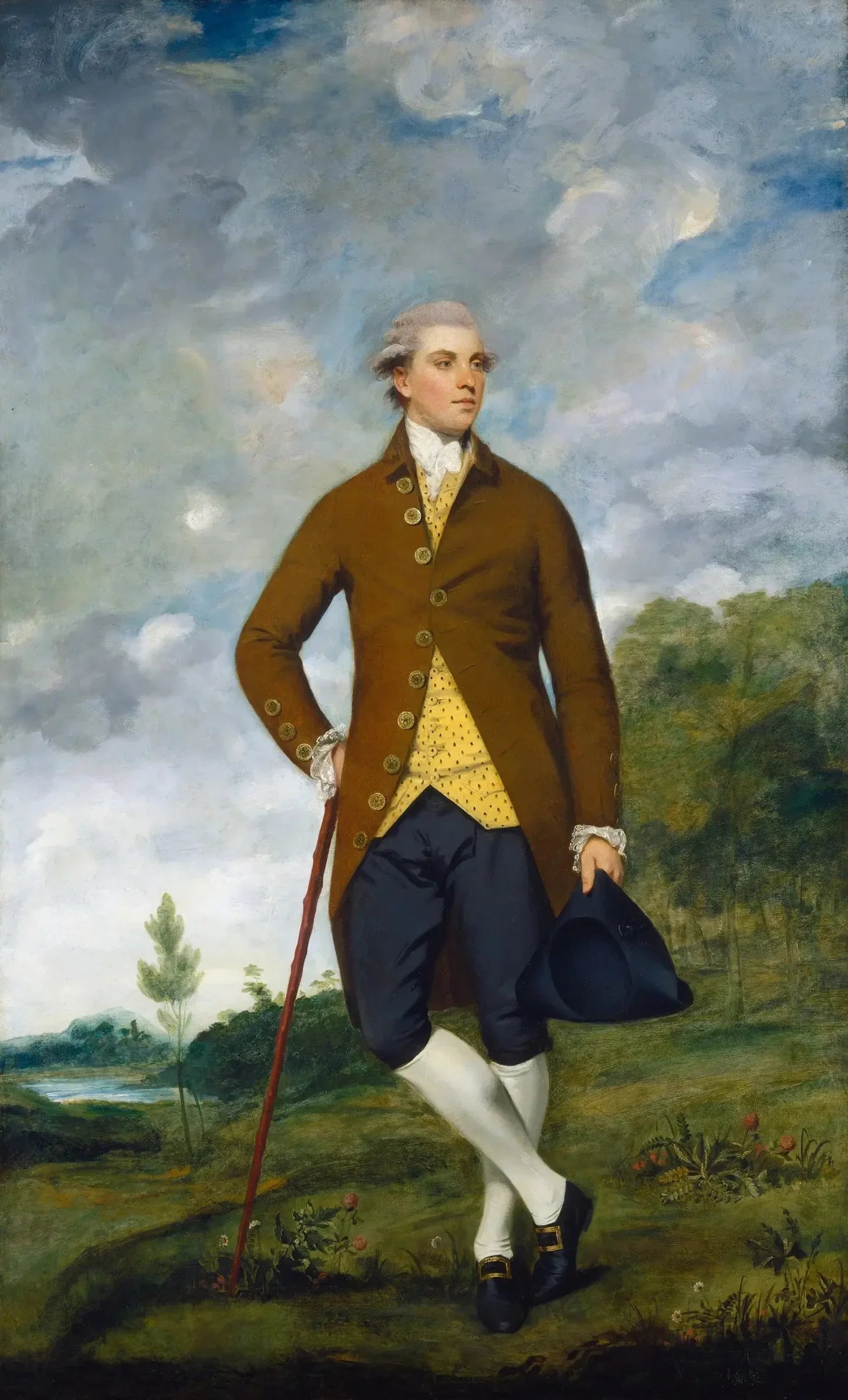 John Musters - Joshua Reynolds image 1 tableau peint à l’huile sur toile
