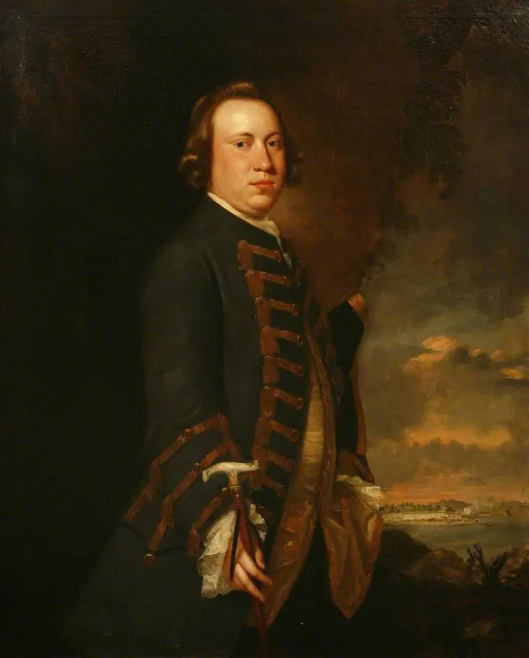 John Richard Edgcumbe, 2e baron Mount Edgcumbe (1716–1761) - Joshua Reynolds image 1 reproduction de peinture à l’huile